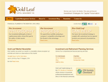 Tablet Screenshot of goldleafcapital.com